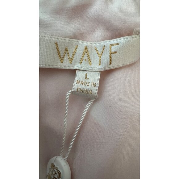 NWT WAYF Large Floral Print Maxi Dress Puff Sleeves & Tie Neckline - Picture 2 of 16